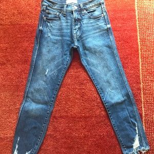 Gap Skim Straight High Rise Jeans